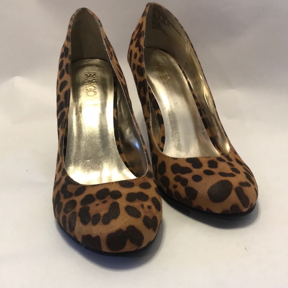 Bongo animal print high heels
